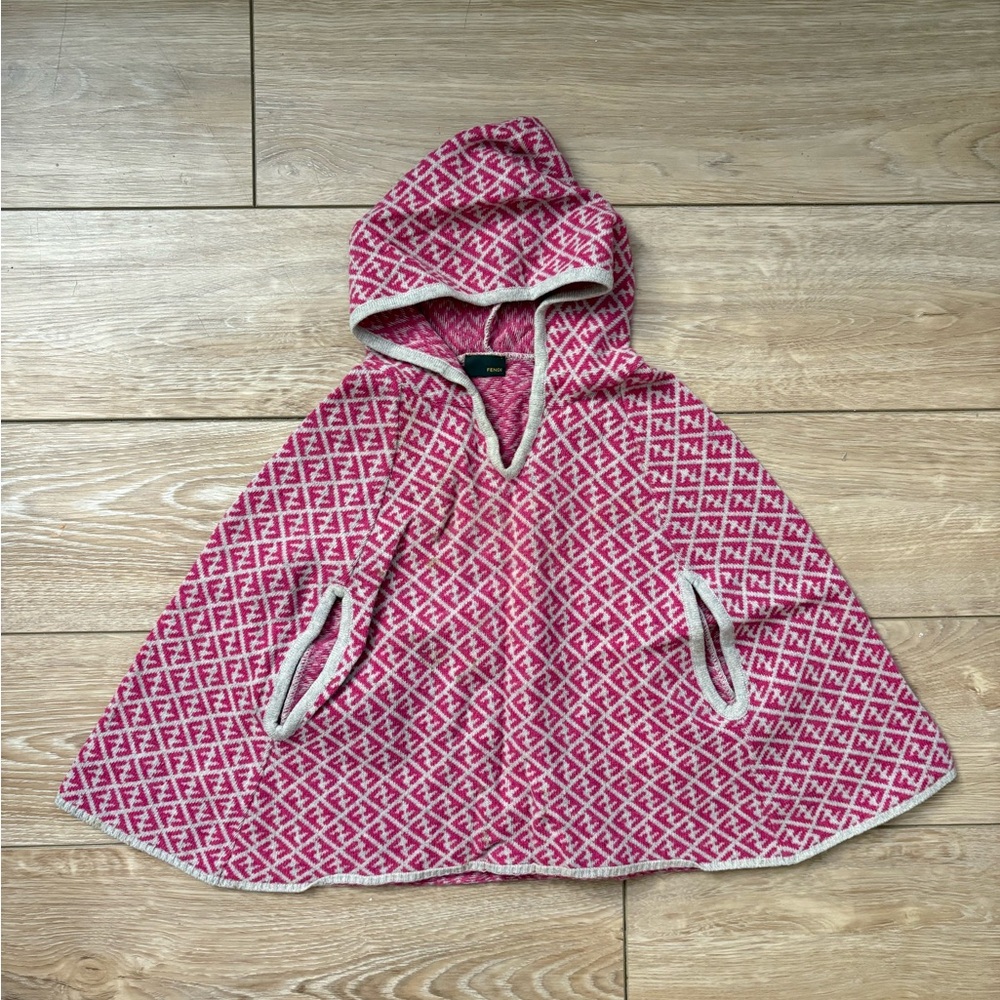 Authentic FENDI Children Kids cape poncho